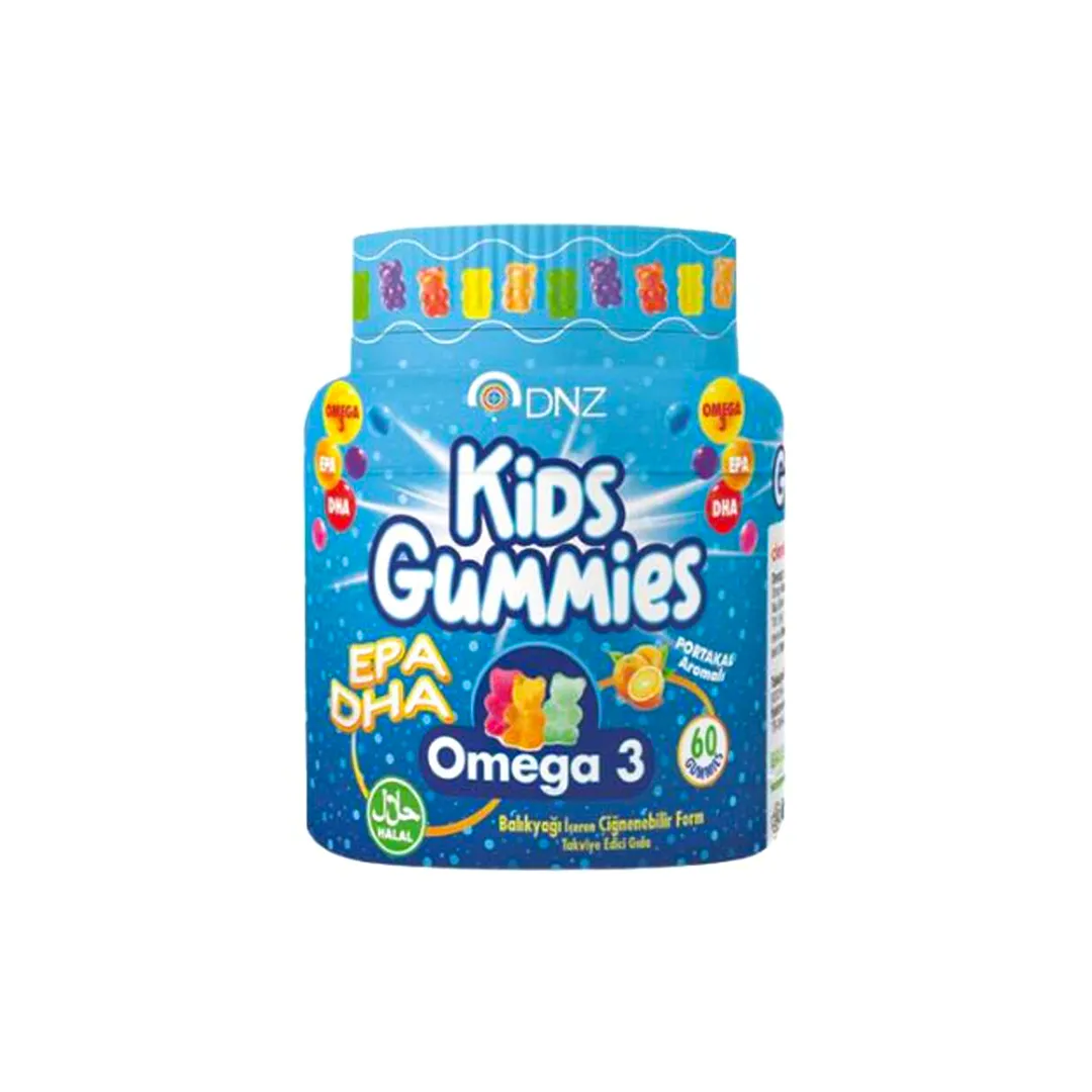 پاستیل امگا ۳ کودک دنیز Kids Gummies تعداد ۶۰ عددی  دنیز