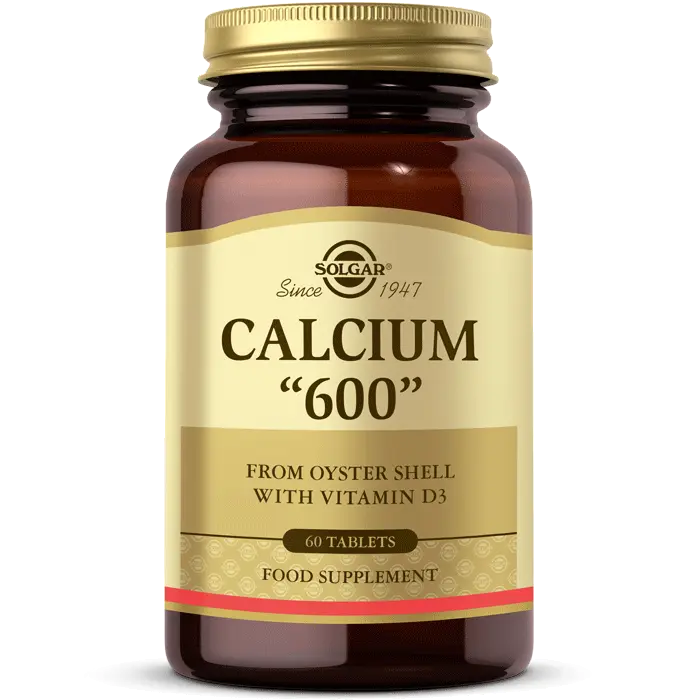 مکمل گیاهی کلسیم صدف 600 Calcium سولگار 600 میلیگرم 60 عددی