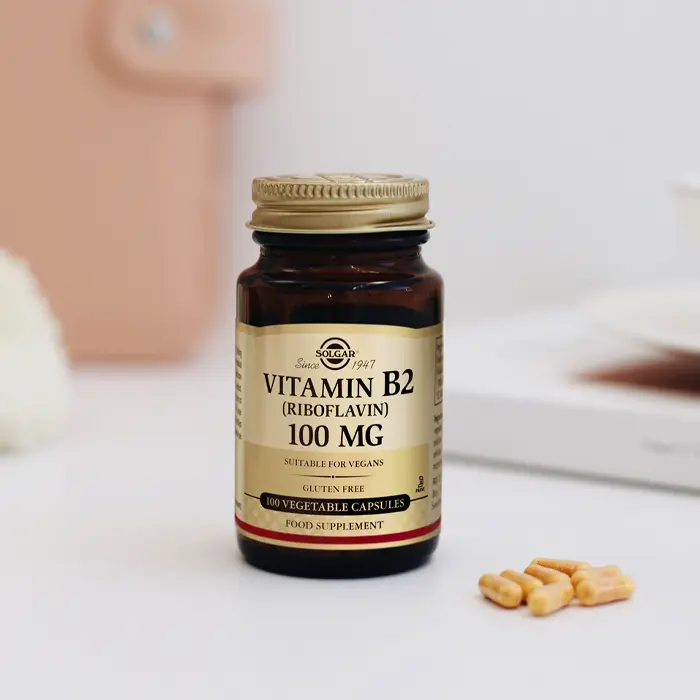 مکمل ریبوفلاوین Vitamin Riboflavin B2 سولگار 100 میلیگرم 100 عددی