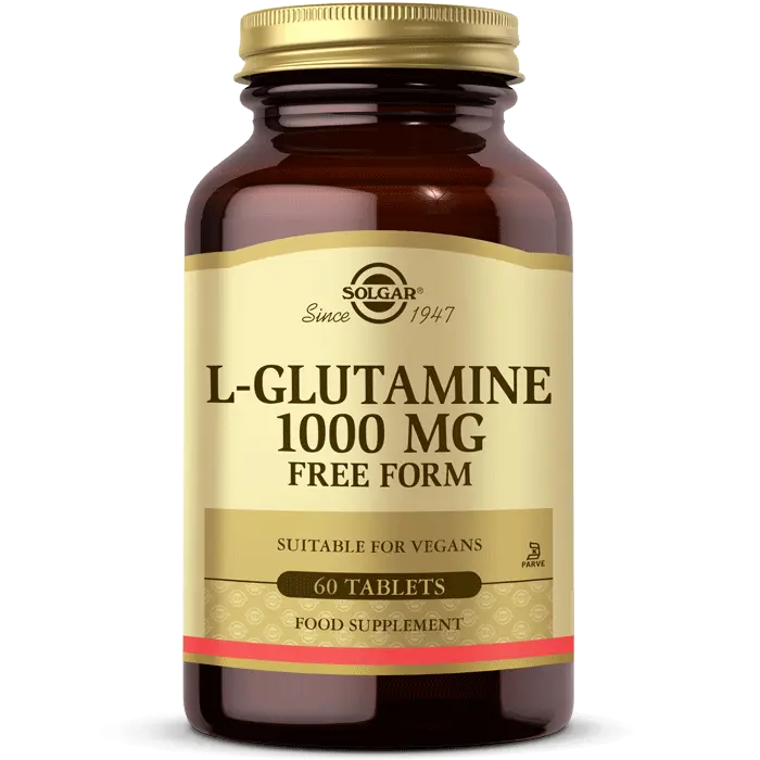 مکمل ال گلوتامین L-GLUTAMINE سولگار 1000 میلیگرم 60 عددی