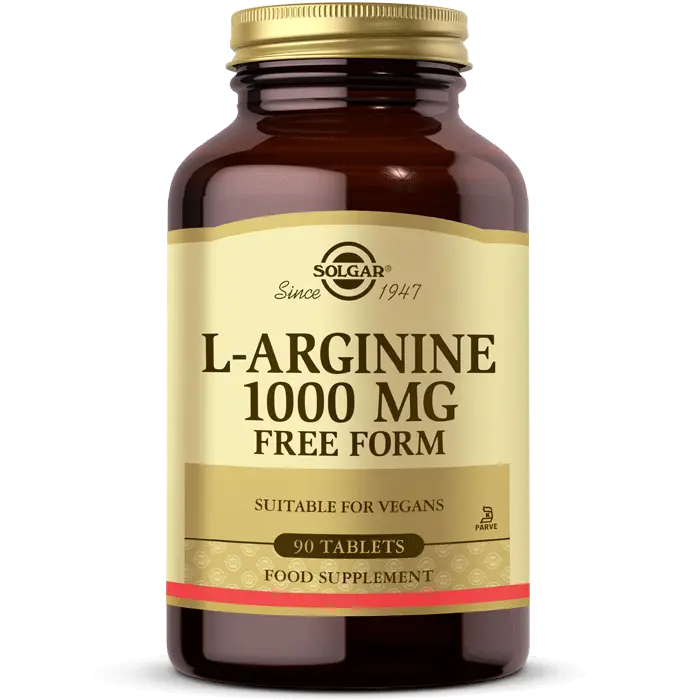 مکمل ال آرژنین L-ARGININE سولگار 1000 میلیگرم 90 عددی