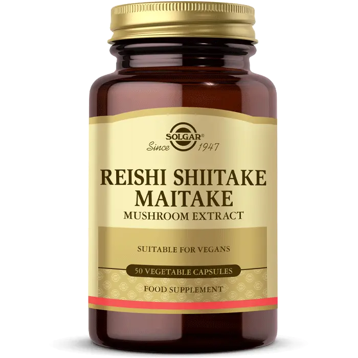 مکمل قارچ گانودرما Reishi Shitake Maitake سولگار 50 عددی
