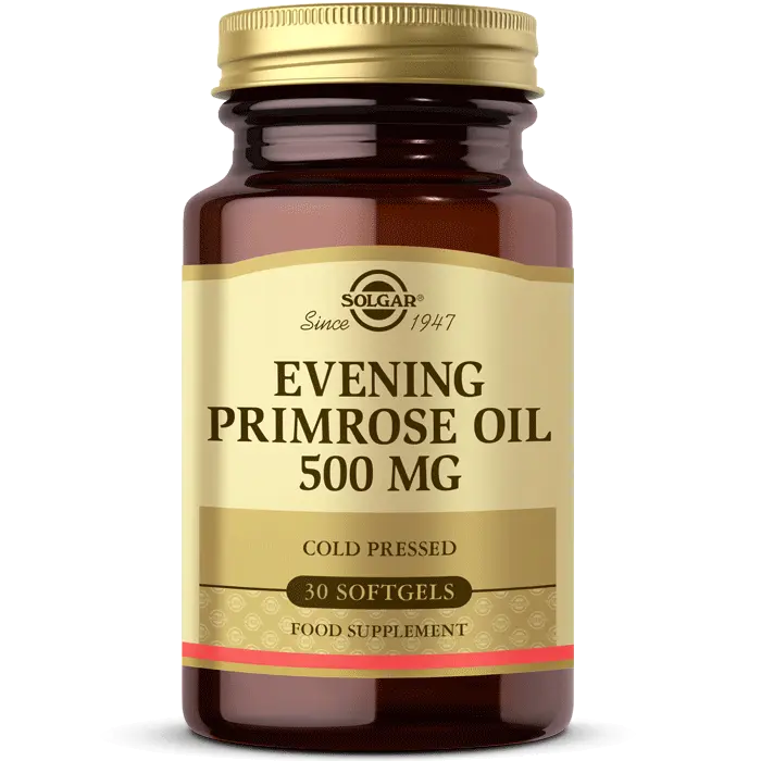 مکمل  روغن گل مغربی ning Primrose Oil سولگار 500 میلیگرم ۶۰ عددی