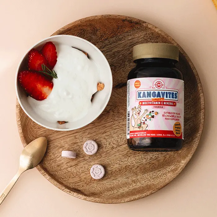 مولتی ویتامین مینرال جویدنی کودکان Kangavites Multivitamin & Mineral سولگار 60 عددی
