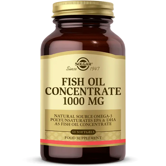 کنستانتره روغن ماهی Fish Oil Concentrate سولگار 1000 میلیگرم