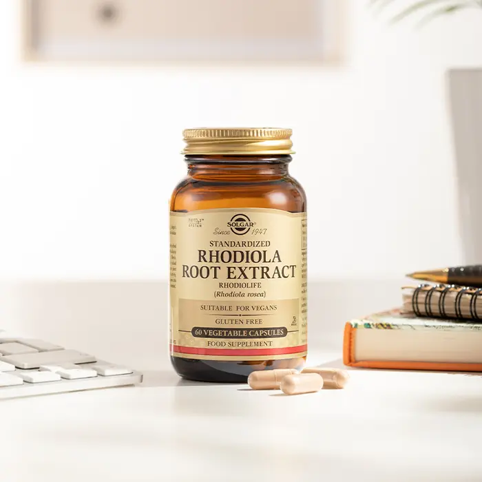 مکمل عصاره خالص ریشه رودیولا Rhodiola Root Extract سولگار 60 عددی