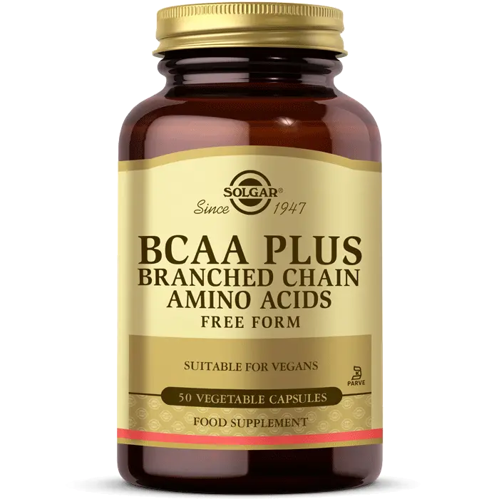 کپسول مکمل BCAA Plus (اسیدهای آمینه شاخه دار) سولگار 50 عددی