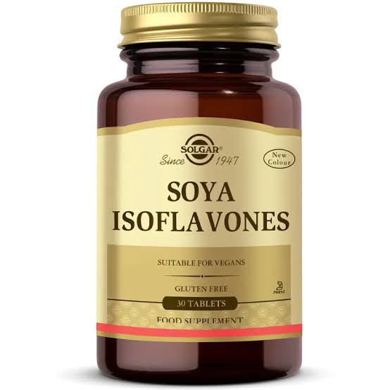 قرص ایزوفلاون سویا Soya Isoflavones (هورمون استروژن) سولگار 30  عددی