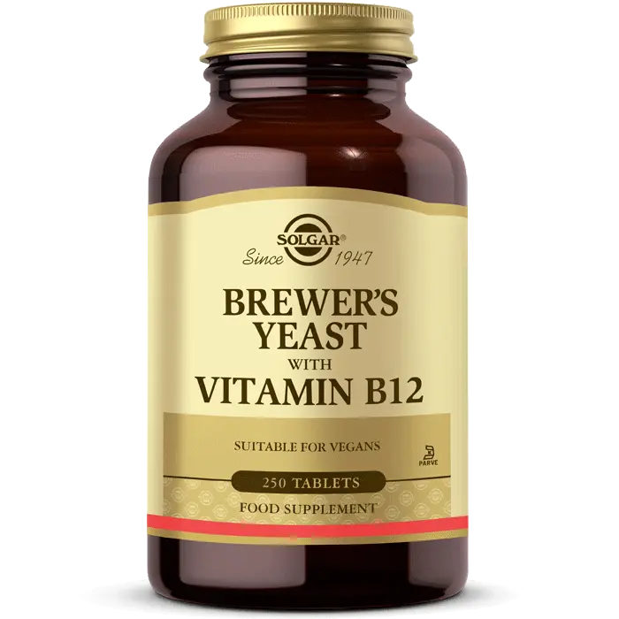 مکمل مخمر آبجو با ویتامین ب12 Brewer’s Yeast سولگار 250