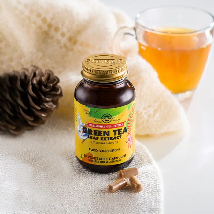 عصاره برگ چای سبز Green Tea سولگار 60 عددی