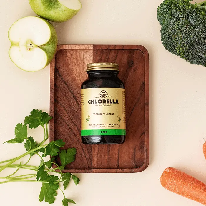 مکمل شگفت انگیز گیاهی کلرلا chlorella سولگار 100 عددی