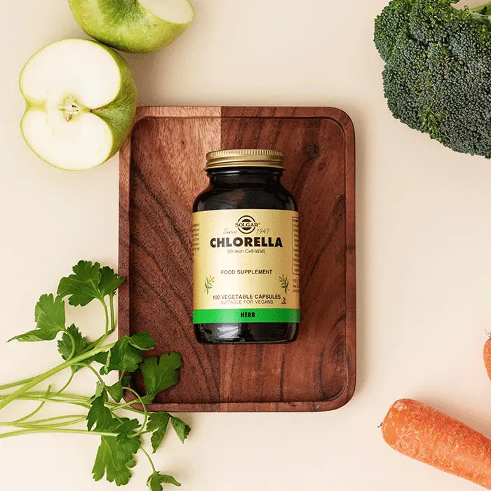 مکمل شگفت انگیز گیاهی کلرلا chlorella سولگار 100 عددی