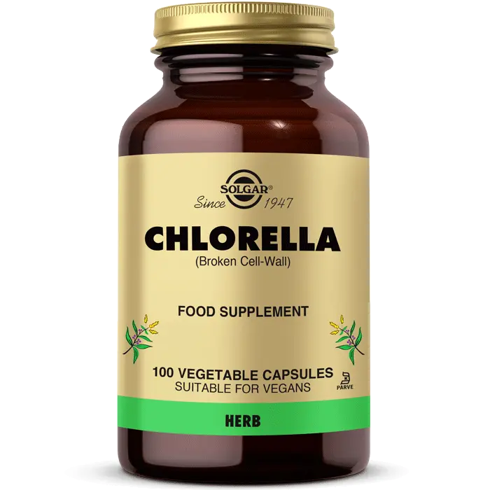 مکمل شگفت انگیز گیاهی کلرلا chlorella سولگار 100 عددی