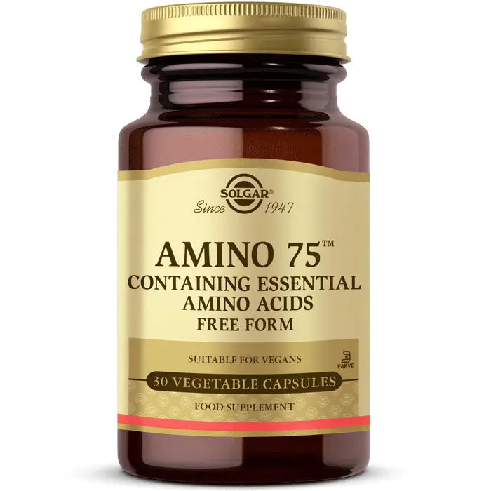 مکمل آمینو75 (اسید های آمینه ضروری) Amino 75 سولگار 30 عددی