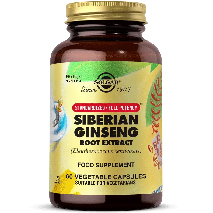مکمل عصاره ریشه جینسینگ سیبری Siberian Ginseng سولگار 60 عددی