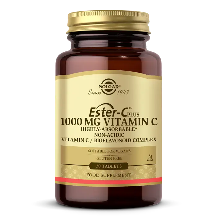 مکمل و قرص استر ویتامین سی Ester-C Plus سولگار 1000 میلی گرم 60عددی