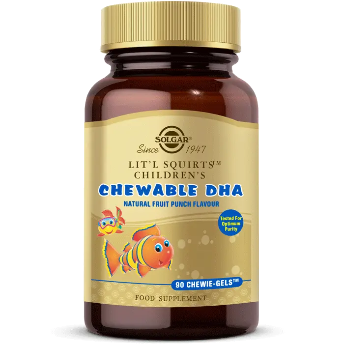 مکمل پاستیلی کودکان Chewable DHA سولگار