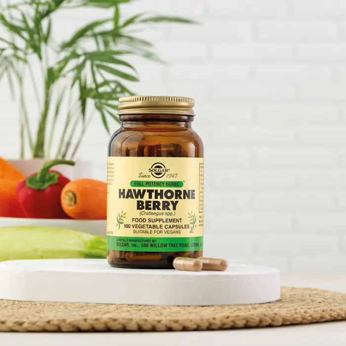 عصاره میوه زالزالک Hawthorne Berry سولگار 100 عددی