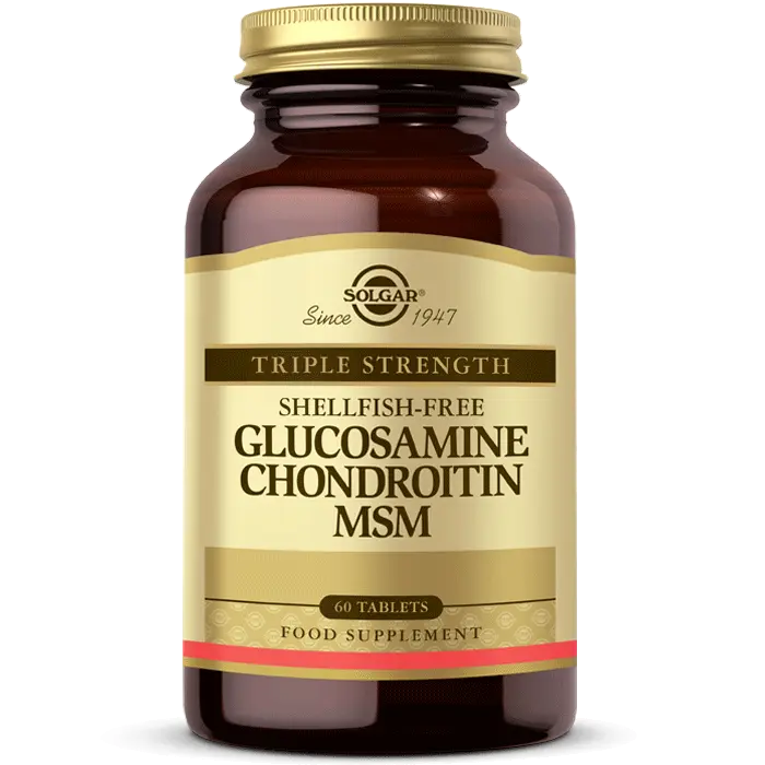 گلوکوزامین و کندرویتین Glucosamine Chondroitin MSM سولگار 120 عددی