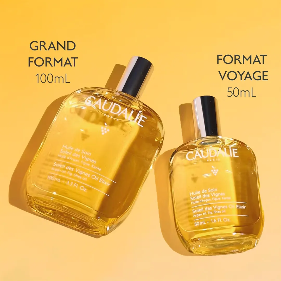 روغن مراقبتی چند منظوره پوست و مو کدلی Huile de Soin Soleil des Vignes حجم ۵۰ میلی لیتری  کُدلی