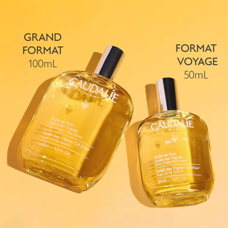 روغن مراقبتی چند منظوره پوست و مو کدلی Huile de Soin Soleil des Vignes حجم ۵۰ میلی لیتری کُدلی