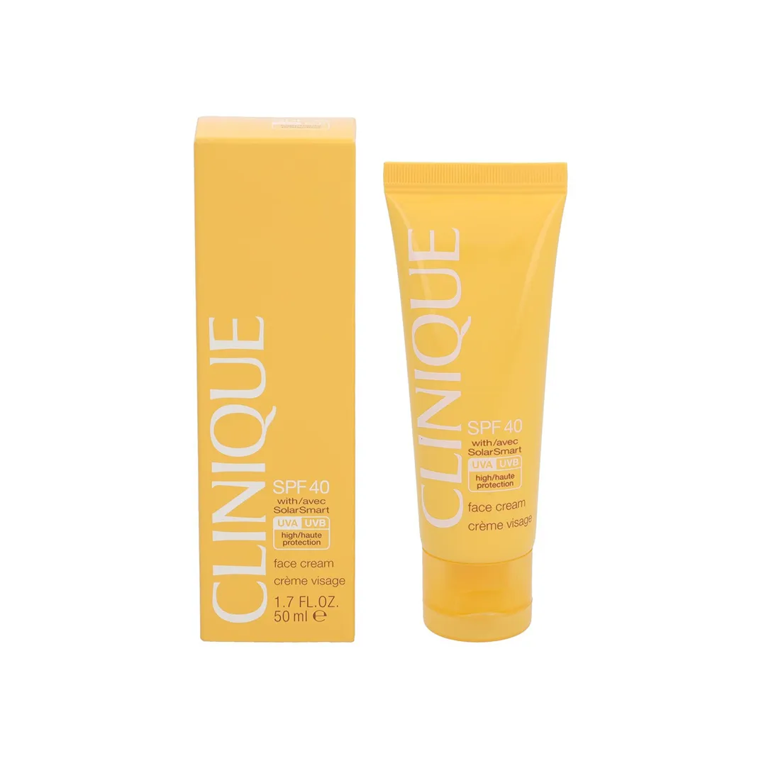 ضدآفتاب بی رنگ کلینیک SPF۴۰ mineral حجم ۵۰ میلی لیتری  کلینیک